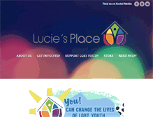 Tablet Screenshot of luciesplace.org